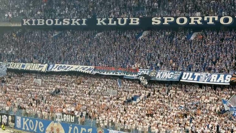 Transparent koji je obeležio Zvezdino gostovanje u Poljskoj (FOTO)