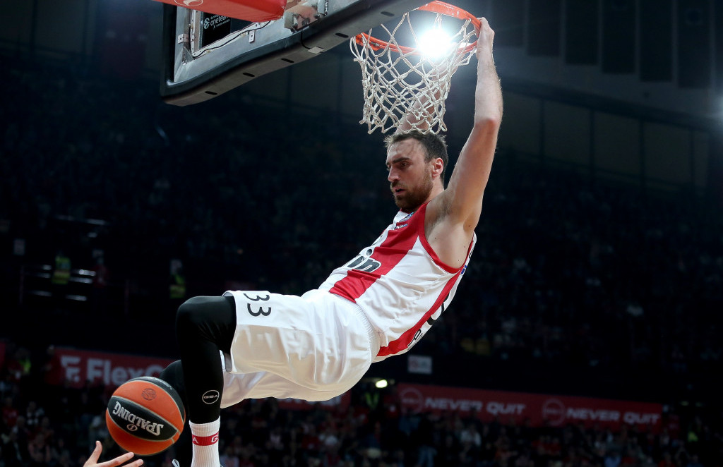 Olimpijakos razbio Monako, Fener lako sa Žalgirisom: Milutinov i Biberović obeležili start plej-ofa