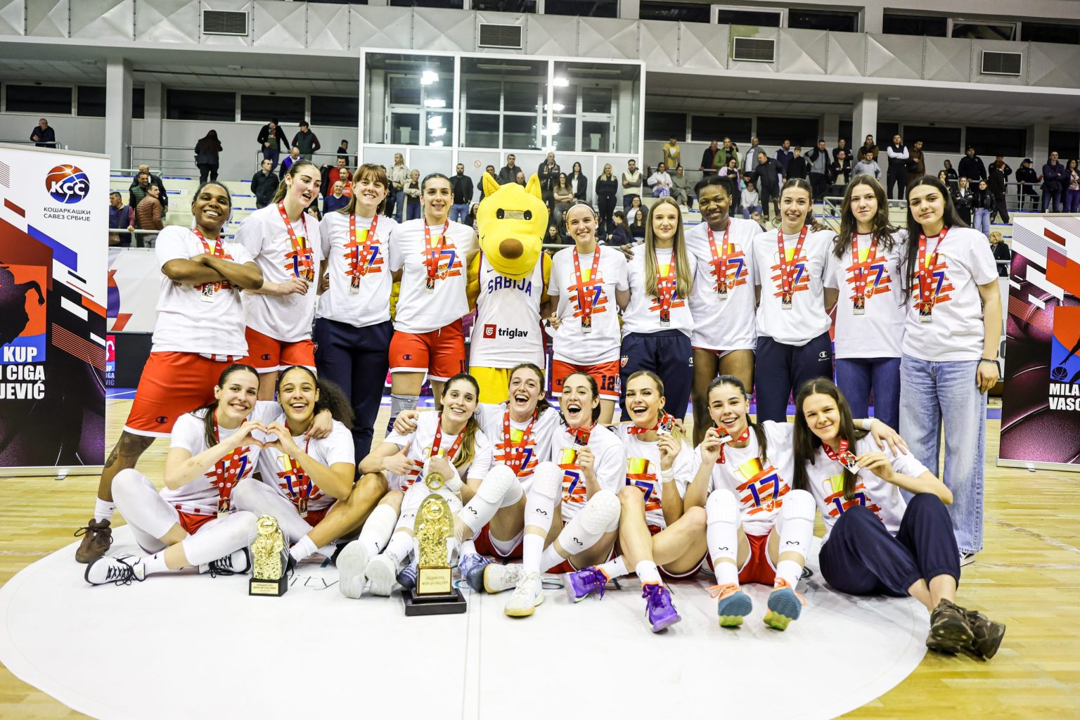 Crveno-bela rapsodija: Zvezda pregazila Novosadsku ŽKA za trofej Kupa
