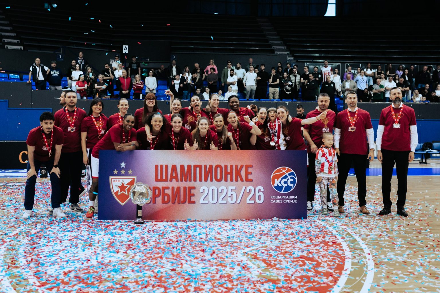 Košarkašice Zvezde ponovo šampionke Srbije