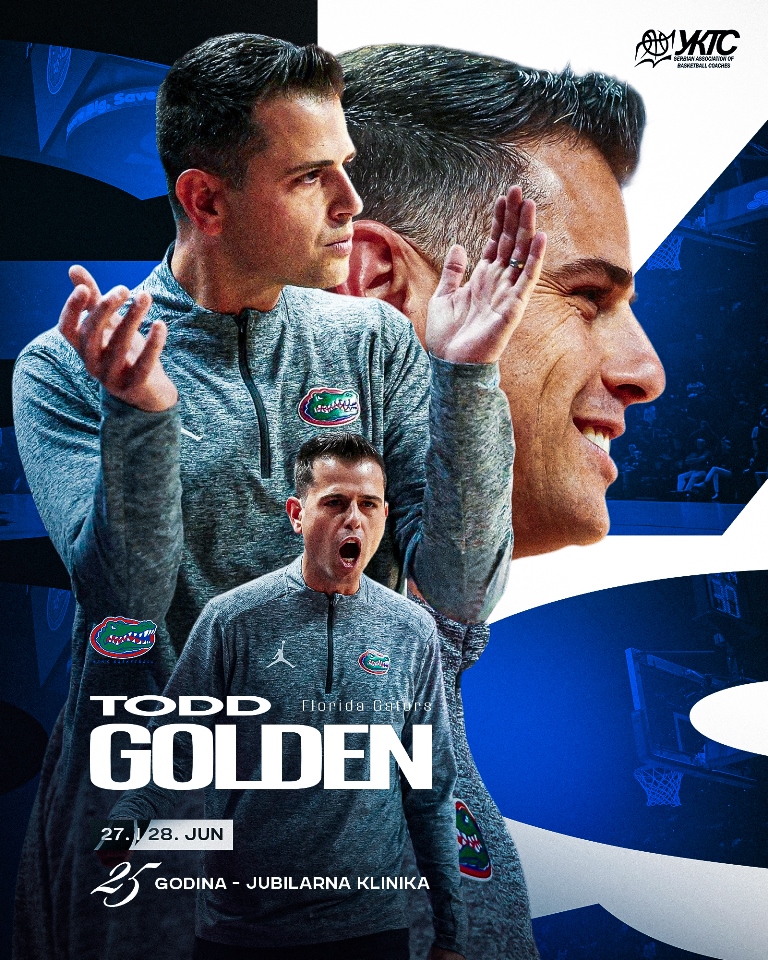 NCAA šampion Tod Golden stiže u Beograd na košarkašku kliniku „Dušan Ivković“
