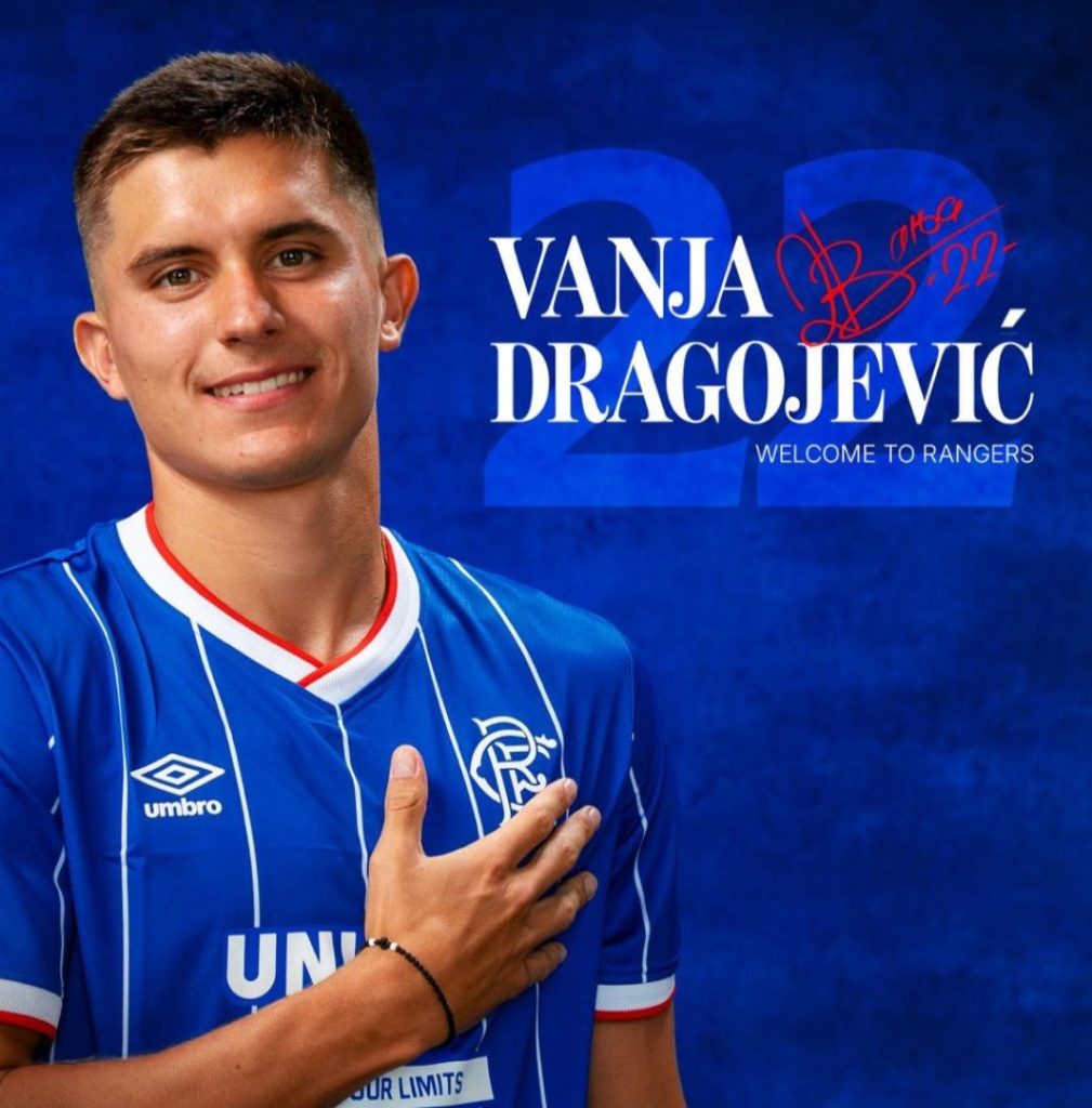 Dragojević zvanično predstavljen u Rendžersu, poznato i koliko je Partizan zaradio