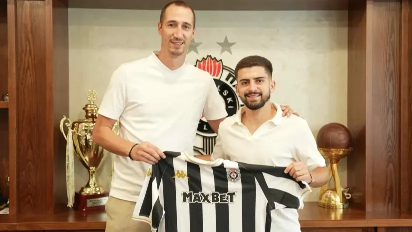 Igor Miladinović predstavljen u Partizanu