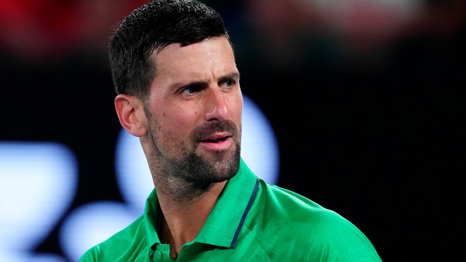 Novak Djokovic na terenu