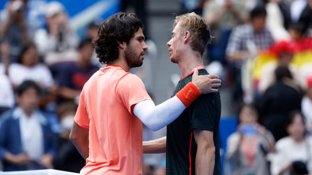 Alkaraz prošao dalje posle drame: Šapovalov predao, Španac čeka Munara za finale Tokija